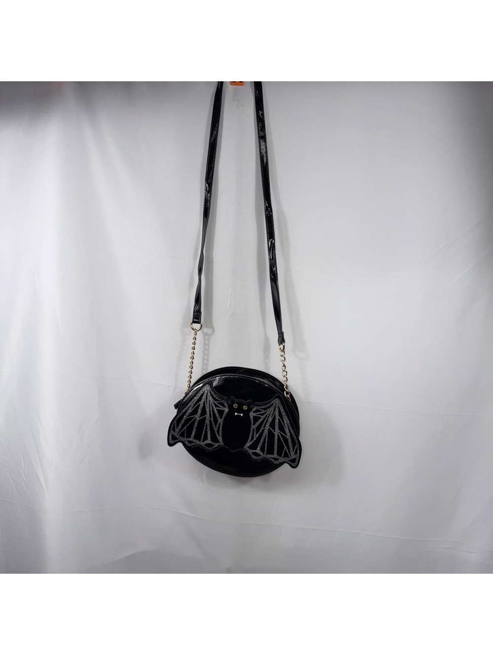 Betsey Johnson Black Bat Crossbody Purse Halloween Goth